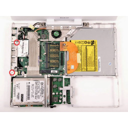 Замена панели ввода-вывода iBook G4 12 