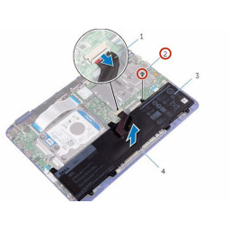 Dell Inspiron 11 3169 Замена батареи